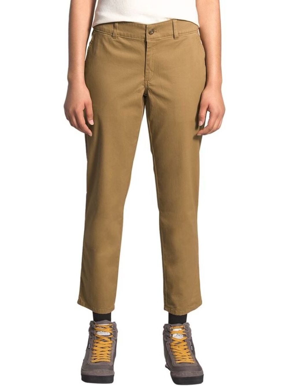 North Face Ankle Chino Motion XD Khaki Straight-Leg Pants Sz 10